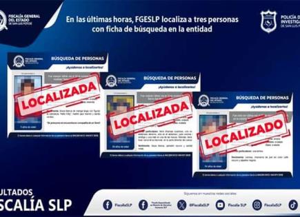 Localizan a personas con fichas de búsqueda