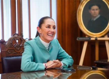 Claudia Sheinbaum y su nuevo despacho presidencial