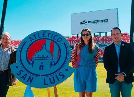 Presentan placa de Atl. de San Luis