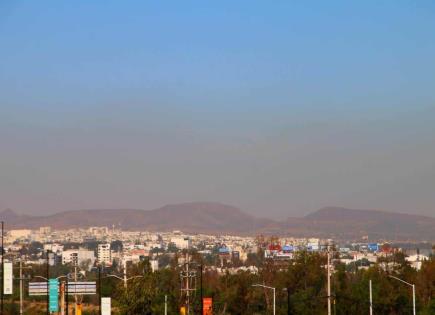 Foto del día | Nata de smog en SLP