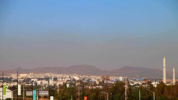 Foto del día | Nata de smog en SLP