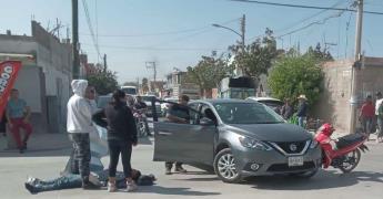 Lesionado, un motociclista tras choque en Los Alcatraces