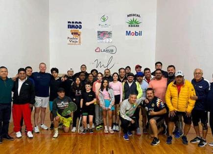 Siguen las acciones en torneo de raquet