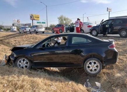 Video | Choque múltiple en carretera 57; no hay heridos Video | Choque múltiple en carretera 57; no hay heridos