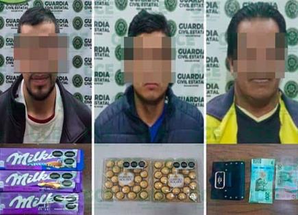 Ponen tras las rejas a trío de ladrones