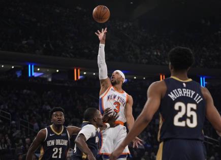 Triunfo aplastante de los Knicks sobre los Pelicans