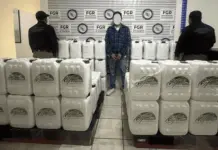 Aprehensi&oacute;n por tr&aacute;fico de drogas en carretera de Sonora