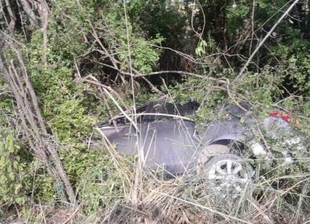 Dos heridos de gravedad tras accidente en tramo Tamuín-San Vicente