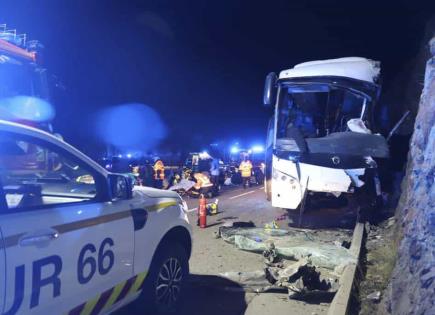 Tragedia en Francia: Accidente de autobús deja colombianos heridos