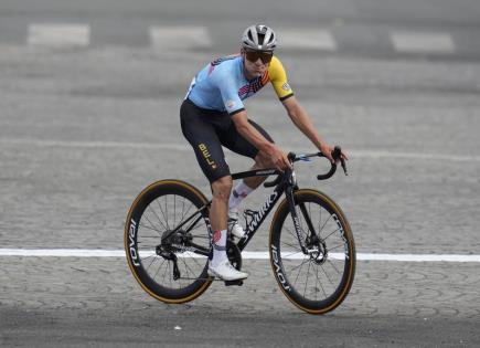 Accidente de Remco Evenepoel en Entrenamiento