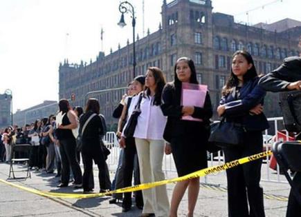 Desempleo sube 3.0% en tercer trimestre del año