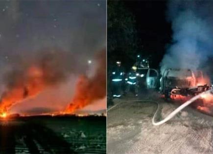 Explosión y camioneta calcinada en Culiacán: Detalles del incidente