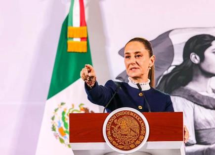 Reacción de Claudia Sheinbaum Pardo a la salida de Elektra de la BMV