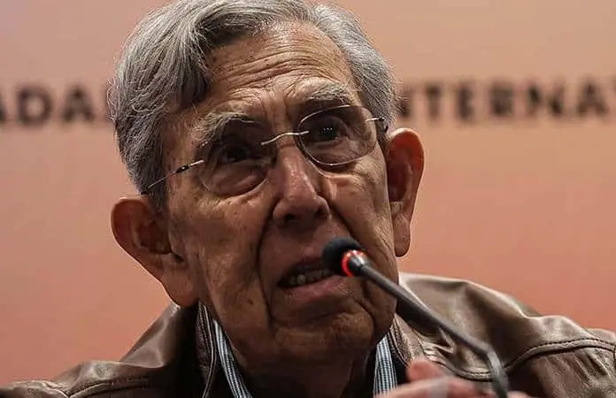 Cuauhtémoc Cárdenas y Porfirio Muñoz Ledo, figuras clave en la Corriente Democrática del PRI