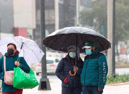 Frente frío causará bajas temperaturas