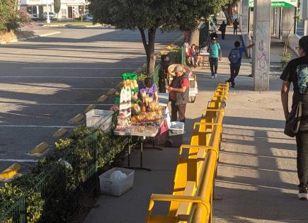 Foto del día | Caos de ambulantes