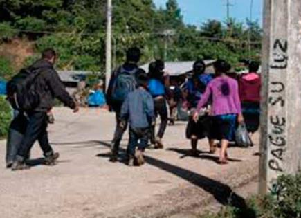 Desplazamiento forzado por violencia en Chiapas