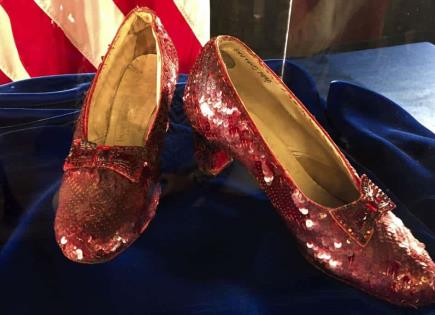 Subasta millonaria de las zapatillas de rubí de Judy Garland