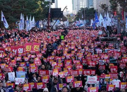 Fracasa moción de juicio político en Surcorea