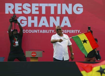 Resultados de las Elecciones Presidenciales en Ghana 2024