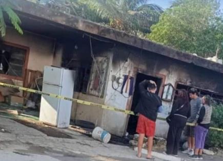 Tragedia por Incendio de Árbol de Navidad en Dzilam de Bravo