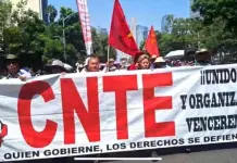 Reunión entre CNTE y Claudia Sheinbaum en Palacio Nacional