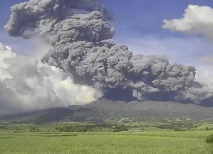 Impactante Erupción Volcánica en Filipinas