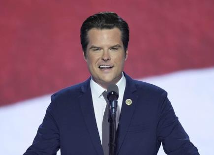 Matt Gaetz y su nuevo programa en OANN