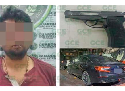 Frustran robo de  auto; un detenido