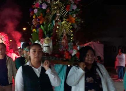 Se desborda el fervor por la Guadalupana