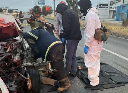 Video | Choque en la carretera 57 deja dos personas sin vida