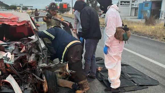 Video | Choque en la carretera 57 deja dos personas sin vida