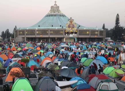 Arriban 11 millones de peregrinos a la Basílica de Guadalupe