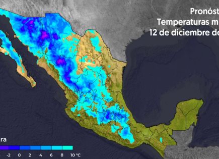 Bajas temperaturas y heladas afectar&aacute;n a San Luis Potos&iacute; por el frente fr&iacute;o No. 14