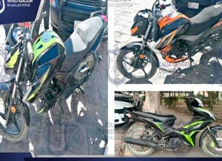 Detenidos por robo de motocicletas Detenidos por robo de motocicletas
