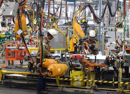 Baja la actividad industrial 1.2%