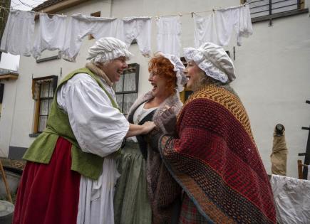 Festival anual de personajes de Charles Dickens en Deventer, Holanda