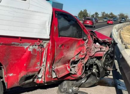 Accidente automovilístico del alcalde de Xicotepec en la carretera México-Tuxpan