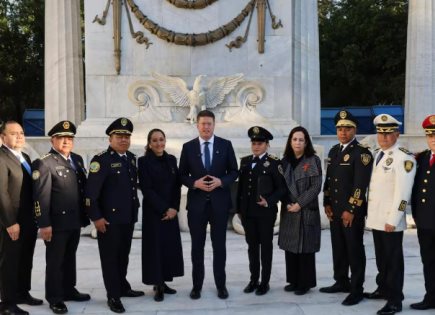 Celebración y compromiso en el Día del Policía en CDMX