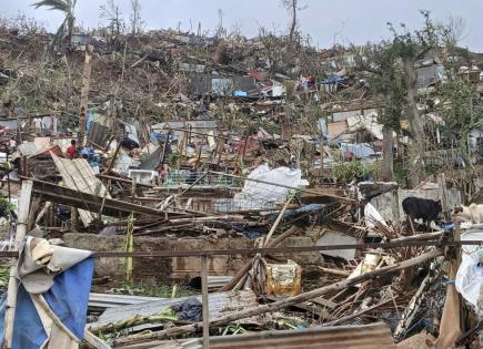 Impacto del ciclón Chido en Mayotte