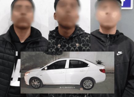 Policía de Soledad detiene a tres menores tras asalto a conductor de Indriver