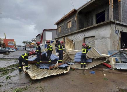 Ayuda humanitaria tras el ciclón Chido en Mayotte