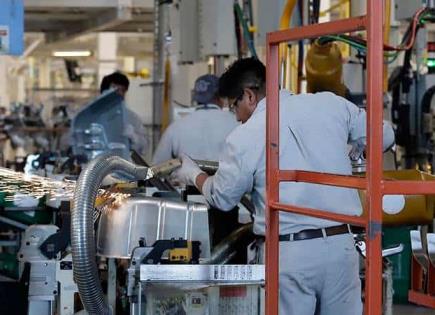 Baja 0.1% en octubre empleo en manufactura