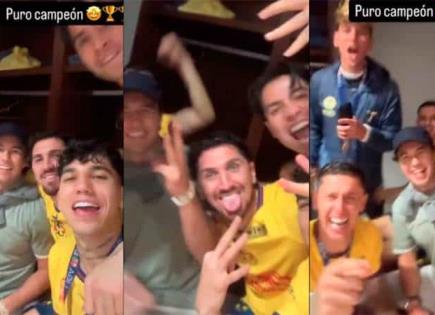 Checo Pérez celebra con América el título de Liga MX