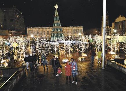 Eventos navideños en las plazas de la ciudad