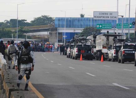 Confirman 7 reclusos muertos en motín del penal en Tabasco