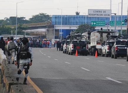 Motín provoca intensa violencia en Villahermosa