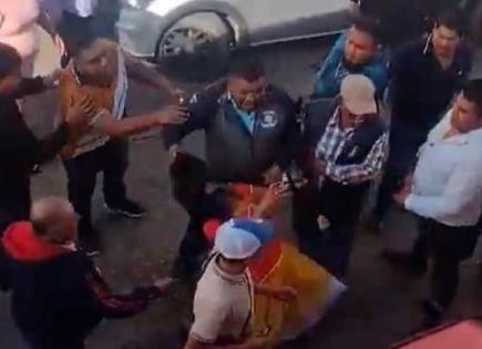 Exhiben agresión de alcalde oaxaqueño a mujer indígena (video)