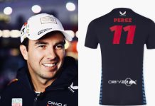 ¡Llévele, llévele! ¡Bara, bara! la mercancía oficial de Checo Pérez: Red Bull