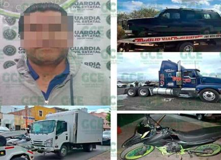 Cuatro vehículos robados, recupera la policía Estatal